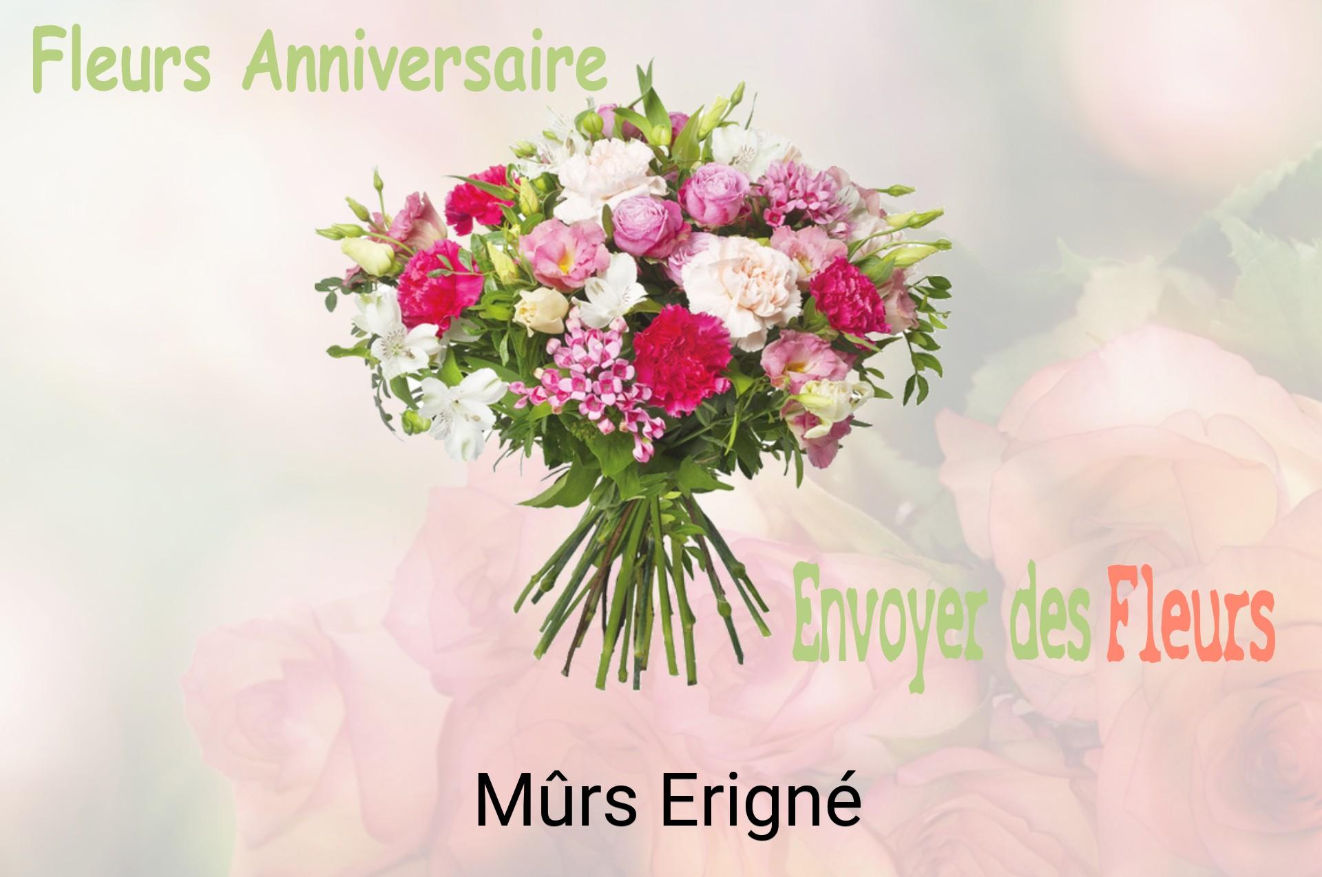 Bouquet de fleurs d’anniversaire livré à Mûrs-Erigné